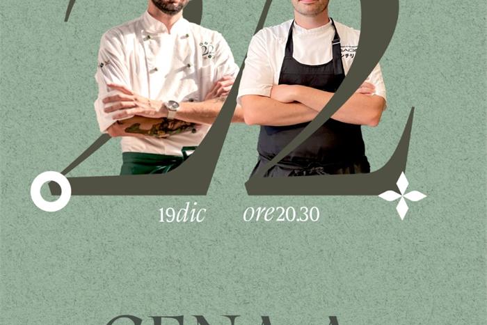 19 de diciembre: cuando la cocina se convierte en diálogo. Cena a cuatro manos con Angelo Gennaro y Luca Cataldo